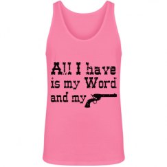 Unisex Jersey Neon Tank Top