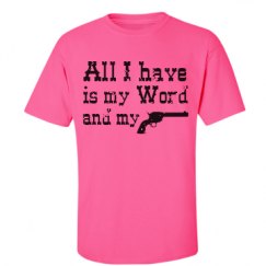 Unisex Ultra Cotton Safety Neon Crewneck Tee