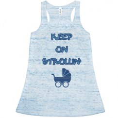 Ladies Flowy Racerback Tank