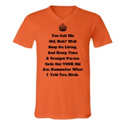 Unisex V-Neck Jersey Tee