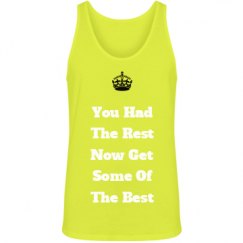 Unisex Jersey Neon Tank Top