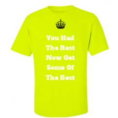 Unisex Ultra Cotton Safety Neon Crewneck Tee