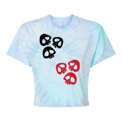 Women's Tie Dye Crop Top Tee