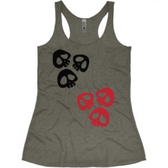 Ladies Slim Fit Super Soft Racerback Triblend Tank