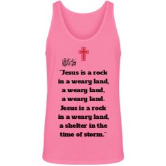 Unisex Jersey Neon Tank Top