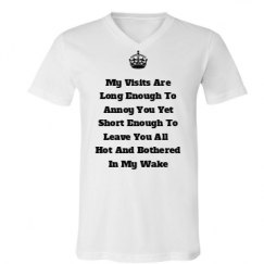 Unisex V-Neck Jersey Tee