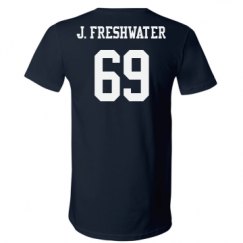 Unisex V-Neck Jersey Tee