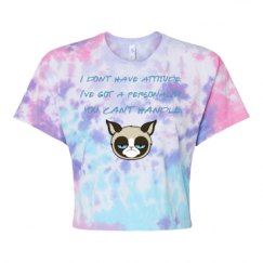 Women's Tie Dye Crop Top Tee