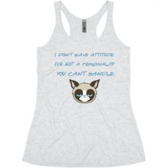 Ladies Slim Fit Super Soft Racerback Triblend Tank