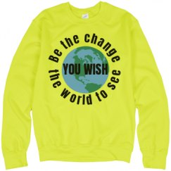 Unisex Neon Crewneck Sweatshirt
