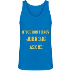 Unisex Jersey Neon Tank Top