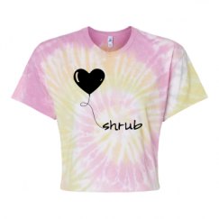 Women's Tie Dye Crop Top Tee
