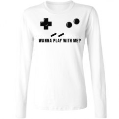 Ladies Relaxed Fit Basic Long Sleeve Tee