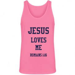 Unisex Jersey Neon Tank Top