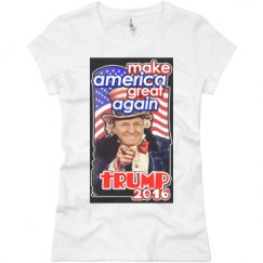 Ladies Slim Fit Basic Promo Jersey Tee