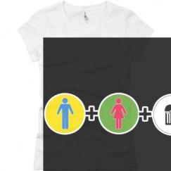 Ladies Slim Fit Basic Promo Jersey Tee