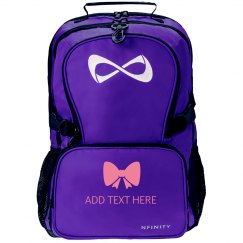 Custom Name Cheerleader Bow Bag