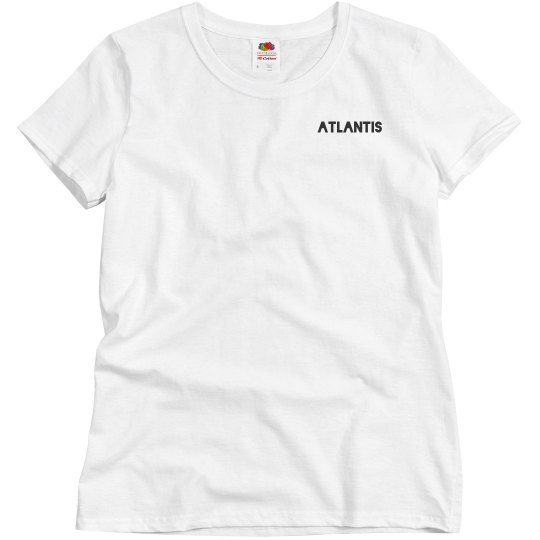 "Atlantis" LADIES RELAXED FIT TEE "Atlantis" LADIES RELAXED FIT TEE