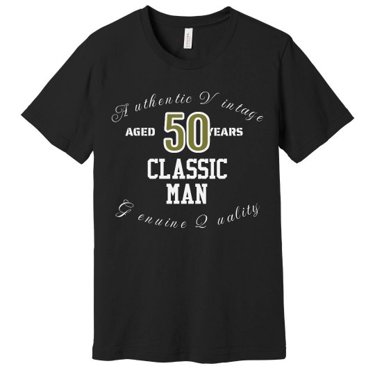 Authentic Vintage 50 birthday shirt