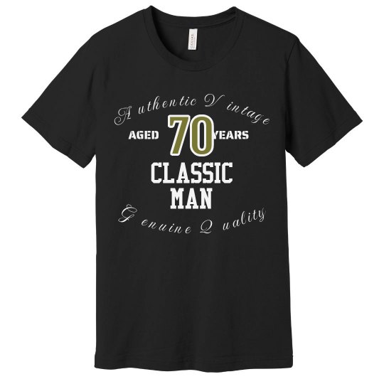 Authentic Vintage 70 classic man
