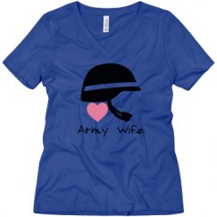 Ladies Relaxed Fit V-Neck Tee