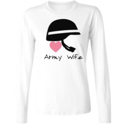 Ladies Relaxed Fit Basic Long Sleeve Tee