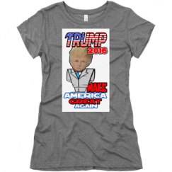 Ladies Slim Fit Super Soft Triblend Tee