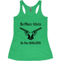 Ladies Slim Fit Super Soft Racerback Triblend Tank