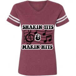 Ladies Relaxed Fit Vintage Sports Tee