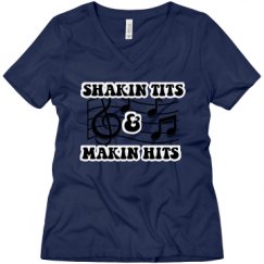 Ladies Relaxed Fit V-Neck Tee