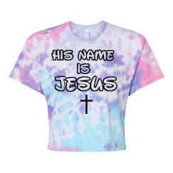 Women's Tie Dye Crop Top Tee