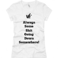 Ladies Slim Fit Basic Promo Jersey Tee