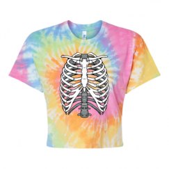 Women's Tie Dye Crop Top Tee