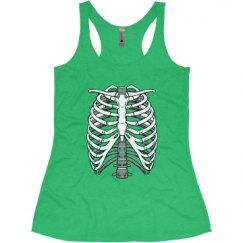 Ladies Slim Fit Super Soft Racerback Triblend Tank