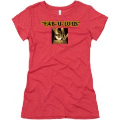 Ladies Slim Fit Super Soft Triblend Tee