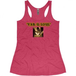 Ladies Slim Fit Super Soft Racerback Triblend Tank