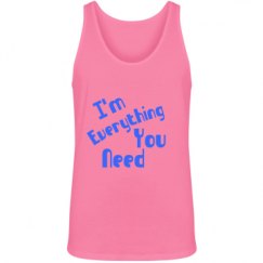 Unisex Jersey Neon Tank Top