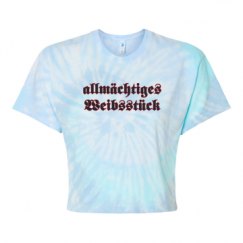 Women's Tie Dye Crop Top Tee