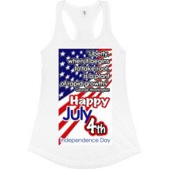 Ladies Slim Fit Racerback Tank Top