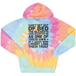 Unisex Tie-Dye Fleece Hoodie
