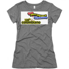 Ladies Slim Fit Super Soft Triblend Tee
