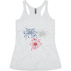 Ladies Slim Fit Super Soft Racerback Triblend Tank