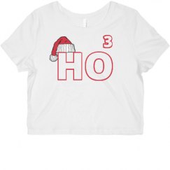 Ladies Slim Fit Crop Top Tee