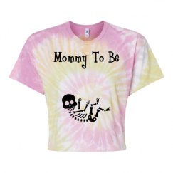Women's Tie Dye Crop Top Tee