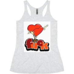 Ladies Slim Fit Super Soft Racerback Triblend Tank