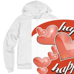 Unisex Fleece Full Zip Midweight Hoodie