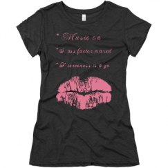 Ladies Slim Fit Super Soft Triblend Tee