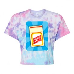Women's Tie Dye Crop Top Tee