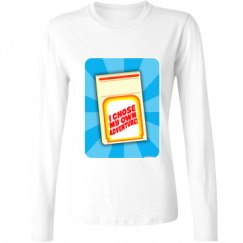 Ladies Relaxed Fit Basic Long Sleeve Tee