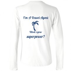 Ladies Relaxed Fit Basic Long Sleeve Tee